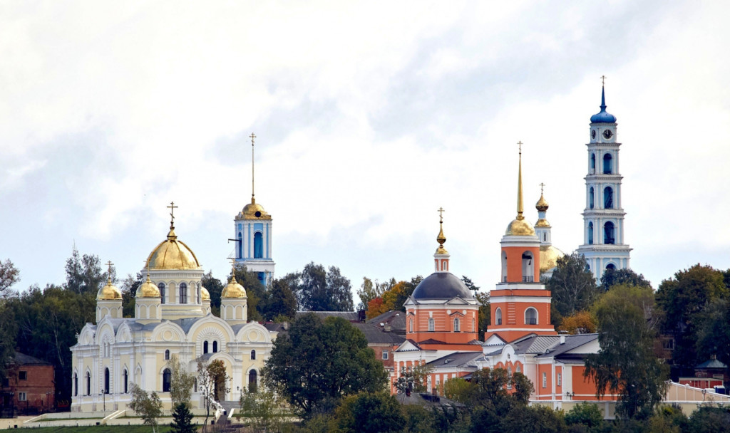 Достопримечательности каширы московской области фото и названия Никитский монастырь Кашира 1 Крест над Москвой! Крестовоздвиженский храм в Митин