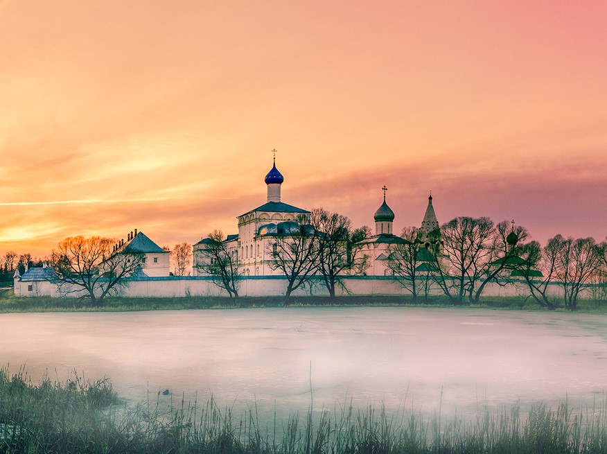 Переславль Залесский Никольский монастырь зимой