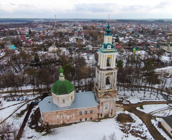 Верейский кремль фото Рождественский собор Верея Крест над Москвой! Крестовоздвиженский храм в Митине