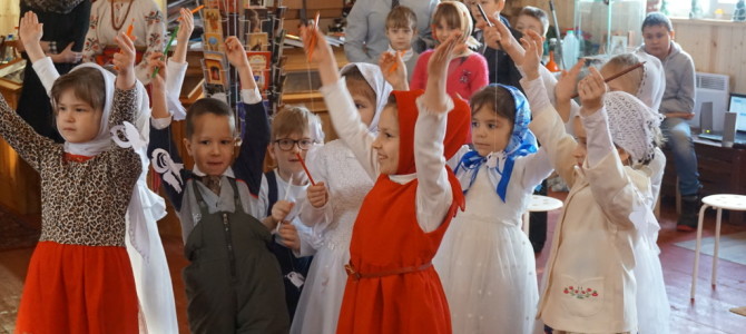 Рождественский утренник в воскресной школе.