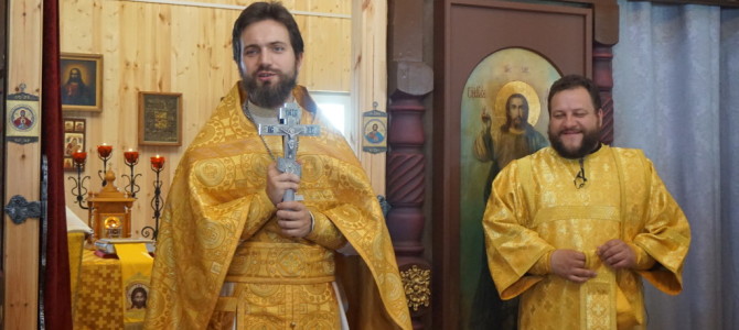 Приход приветствовал бывшего алтарника, принявшего сан диакона.