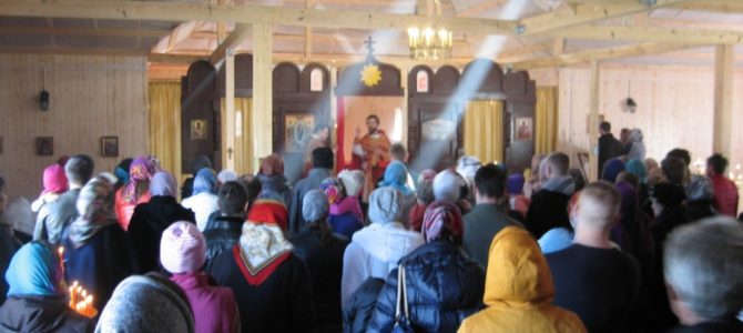 5-летие первой службы на приходе Воздвижения Креста Господня в Митине