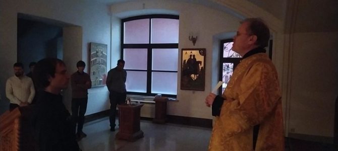 Старший алтарник нашего храма произнес учебную проповедь в ПСТБИ